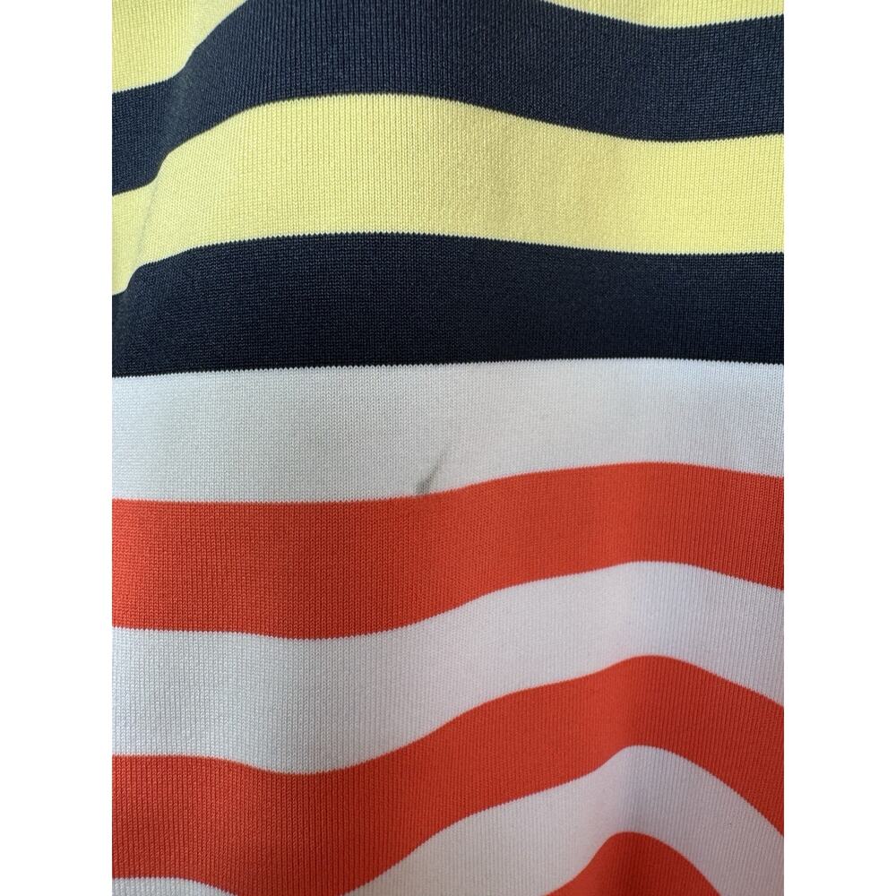 Kate Lord Golf Tennis Pickleball Bold Stripes Orange Yellow Blue Large - Picture 4 of 5